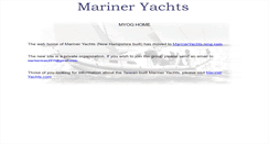 Desktop Screenshot of marineryachts.org